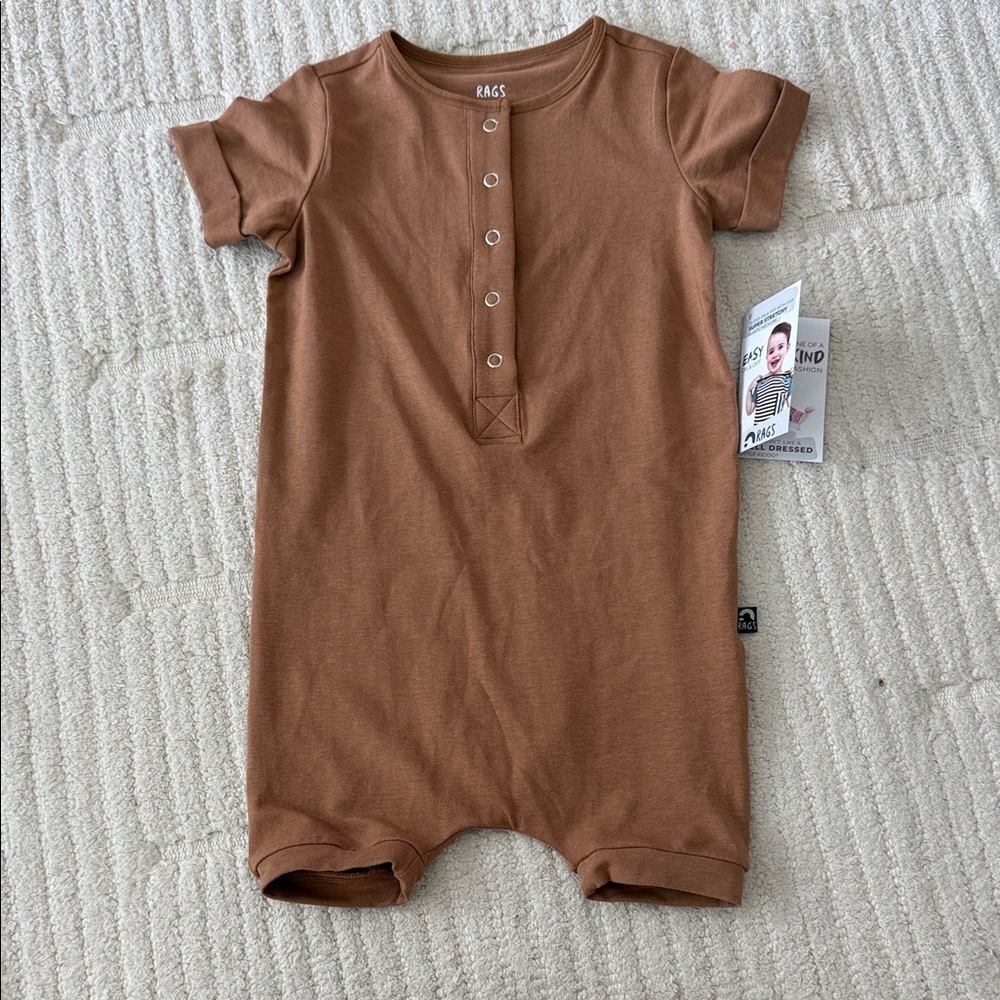RAGS Brown Kids One Piece